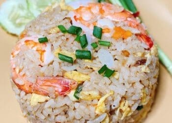 Prawn Egg Rice Bowl Recipe - TheRecipe.Website