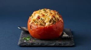 Cheesy Rice Stuffed Tomatoes Recipe - TheRecipe.Website