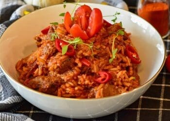 Beef and Tomato Rice Recipe - TheRecipe.Website